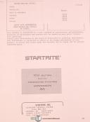 Startrite-Startrite TV Series, 3A Band Saw, Maintenance and Parts Manual 1990-18T10-18V10-24T10-24V10-3A-TV Series-01